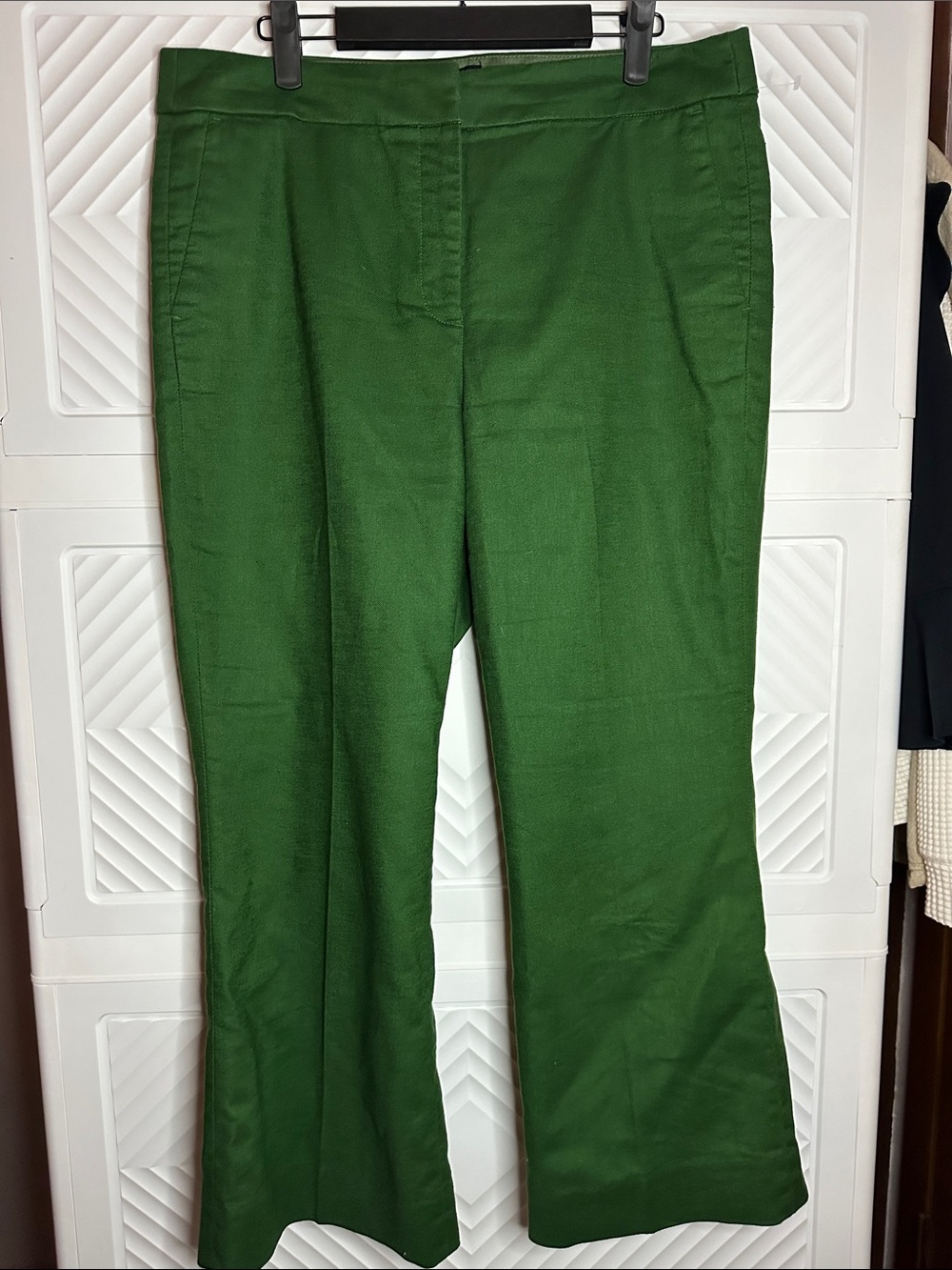 J. Crew Emerald Green Boot-Cut Pants